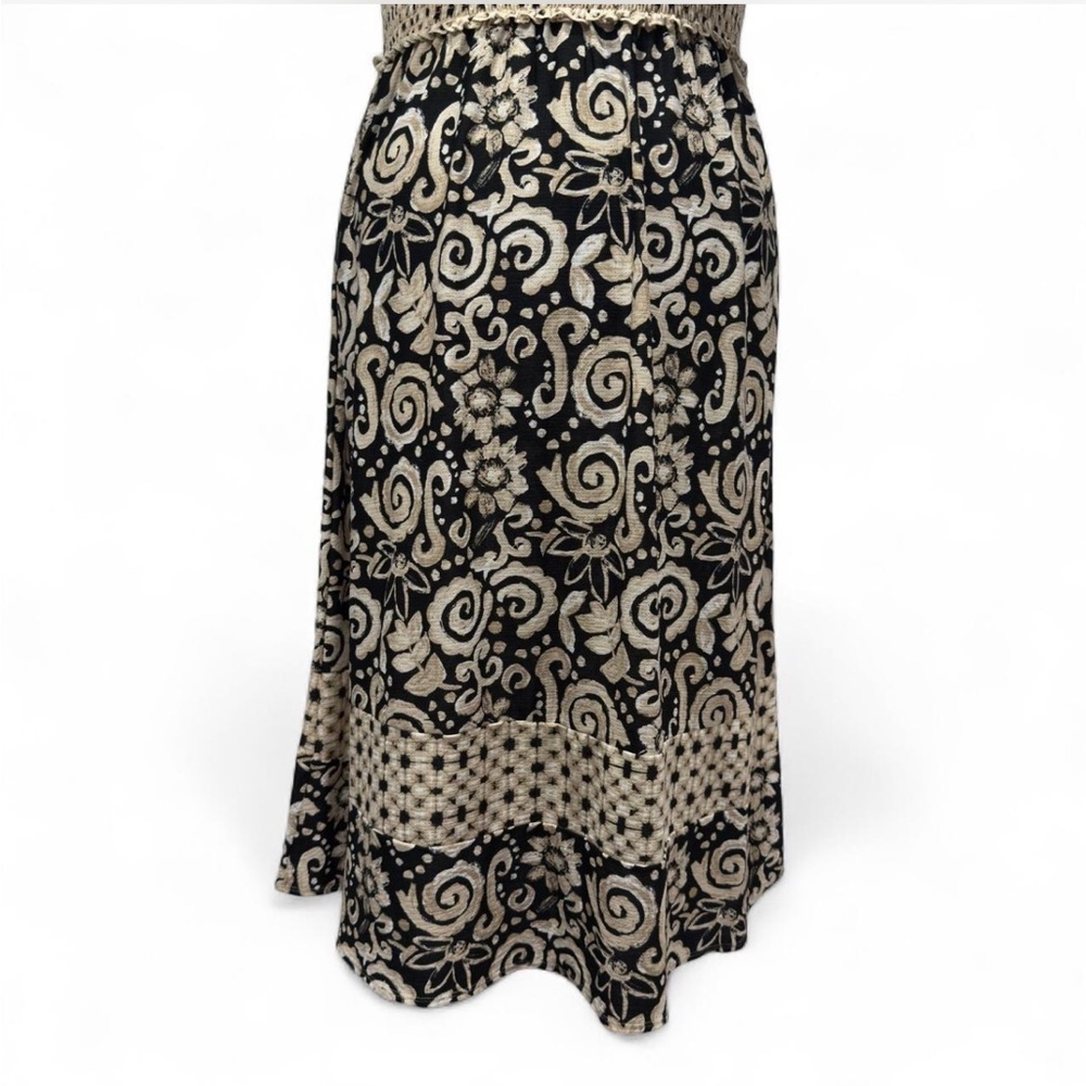 Cato Smocked Boho Maxi Dress Plus Size 18W/20W Cottagecore Boho Indie Summer - Picture 3 of 9